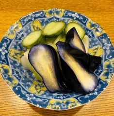 お漬物の盛り合わせ