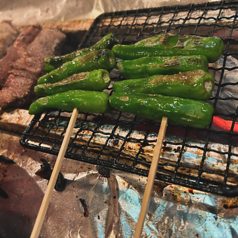 【香ばしさと辛味がクセになるししとう】の写真