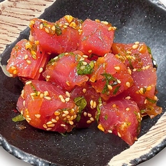 まぐろのごま塩和え