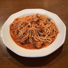 サバ缶のアラビアータ