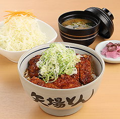 みそかつ丼　ねぎのせ