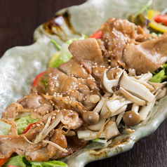 ☆豚とキノコのサラダ