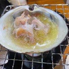 活北寄貝のバター醤油焼