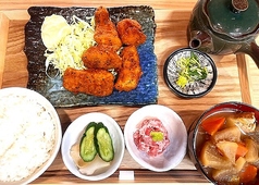 もちもち生まぐろカツ定食