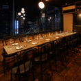 大きな窓から見える夜景は雰囲気◎　個室席も備えてあるのでプライベートな飲み会にぴったり♪宴会、飲み会、合コン、女子会、お食事等様々なシーンに♪