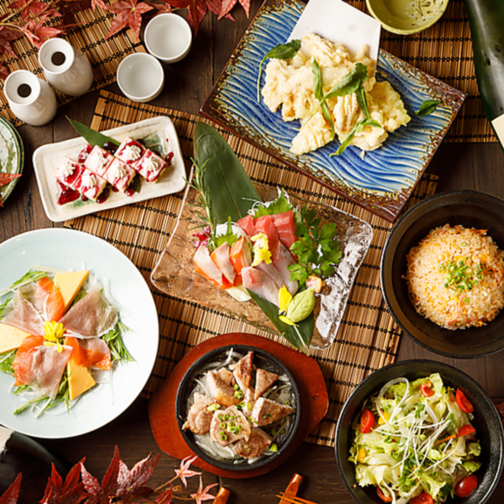 新宿 完全個室 貸切 宴会 新宿 焼鳥  個室 宴会 海鮮 お刺身 飲み放題 女子会 居酒屋