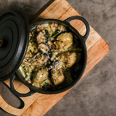 〆にはぜひココット飯を！の写真