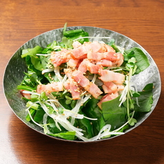 法蓮草とベーコンのサラダ