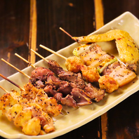 人気の串を厳選！香ばしく焼き上げた5本盛り