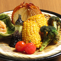 料理メニュー写真&nbsp;【野菜ノ素揚げ】野菜5種盛り