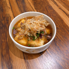 海鮮出し豆腐/炙り鮪のおろしポン酢
