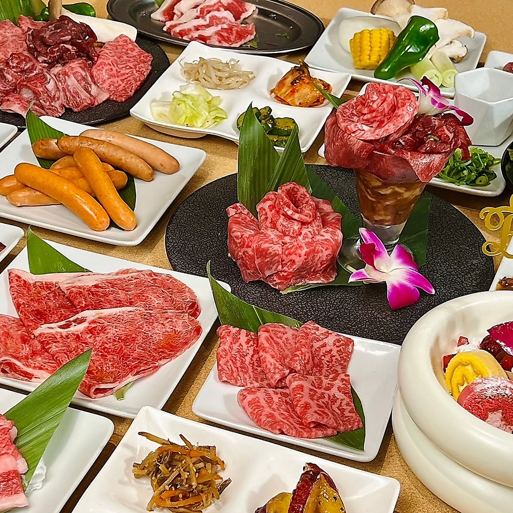 【人気ＮＯ.１！黒毛和牛の食べ放題！】食べ飲み放題120分5,500円