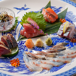 天晴れの刺身盛り合わせ