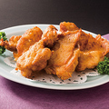 料理メニュー写真 大山鶏の唐揚げ(4ヶ)　名稗炸鶏