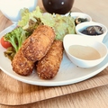 料理メニュー写真&nbsp;湯葉とエビの和風クリームコロッケセット
