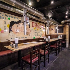 <40名様 × 1>総席数60席!ご宴会は最大40名様までOKです!大人数のご宴会もお任せください。昭和横丁を抜けるとそこにはどこか懐かしい昭和の香り、雰囲気漂う世界が広がります。厳選されたお肉&ホルモンを思う存分ご堪能いただけるレトロな雰囲気のあるお店となっております。あなたも昭和時代へタイムスリップです♪