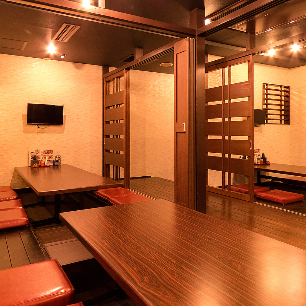 すぐに予約で埋まってしまうＴＶ付個室！！最大宴会32名！