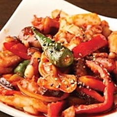 イカの辛味炒め