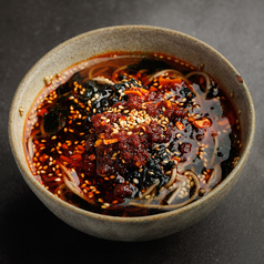 韓国海苔と食べラーの冷そば