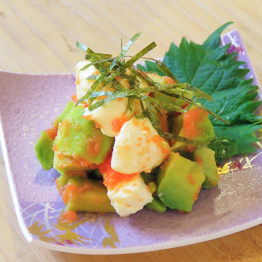 アボカド×クリームチーズ×明太子