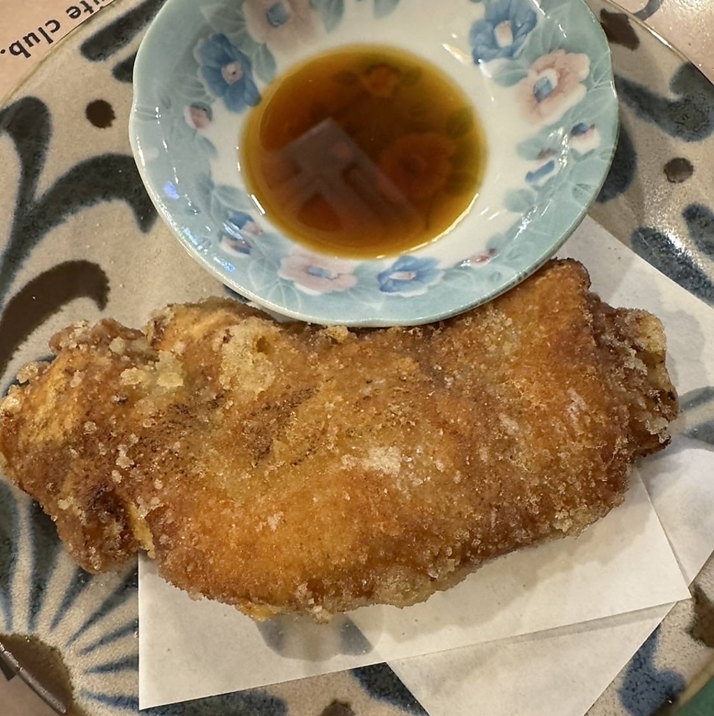 揚げてびち　シークァーサーポン酢