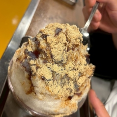 【かき氷(夏季限定)】黒蜜きな粉