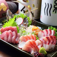 鮮度◎!!人気の刺し盛り