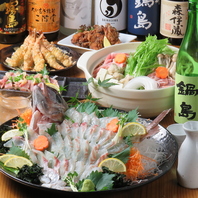 刺身や揚げ物などで、鮮度抜群の旬の味覚をぜひ！