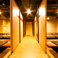 【全席完全個室】上質な和空間でゆったりと寛げる◎