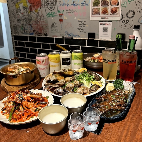 ムード抜群！清潔感あふれるオシャレな空間で人気の韓国料理をお召し上がり頂けます♪