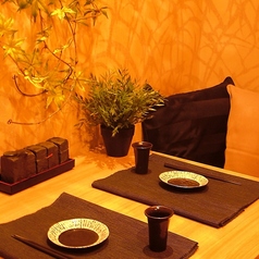 和風の落ち着いた雰囲気の2名個室！