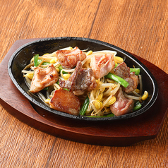 ホルモン(小腸)鉄板焼き