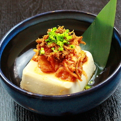 キムチ冷ややっこ