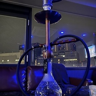 大阪の夜景を眺めながらシーシャを堪能