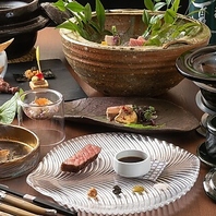 上質な素材の数々を豊富な品数で愉しめるコースをご用意