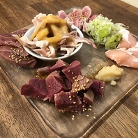 低温調理でしっとり食感♪鮮度抜群の「肉刺し」