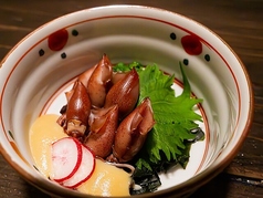 【おすすめ】 ホタルイカ酢味噌かけ