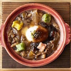 黒毛和牛と温泉玉子の湯葉あんかけ豆腐