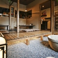 【庭付き個室あり】凸鉾では京の雰囲気を表現した庭付きの個室も完備。ゆったりとした大人の空気漂う空間で当店自慢の料理をお楽しみください。