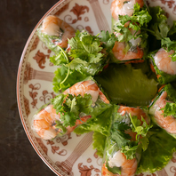 【海老の生春巻き】