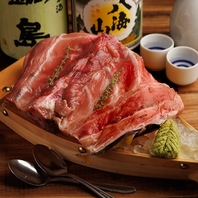 絶品部位の「中落ち」に舌鼓