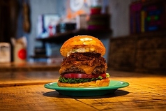 プルドポークチーズバーガー