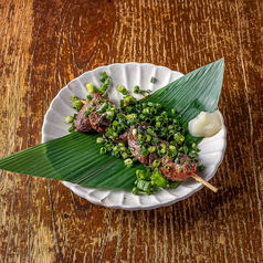 【鶏串】ねぎ塩ごまレバー