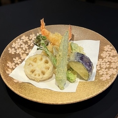 加賀野菜入り天ぷら盛合せ