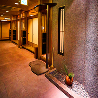 【個室席完備】2名様からご案内可能です。会食や接待に