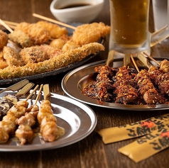 こだわりの串を各種ご用意しております