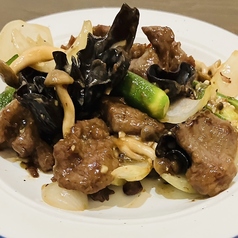 牛肉のXO醤炒め