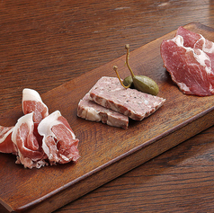 シャルキュトリの盛り合わせ ３種盛り 3 kinds of charcuterie