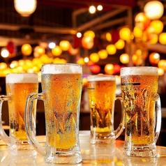 開放的な屋上でビールが楽しめる屋上ビアガーデン♪の写真