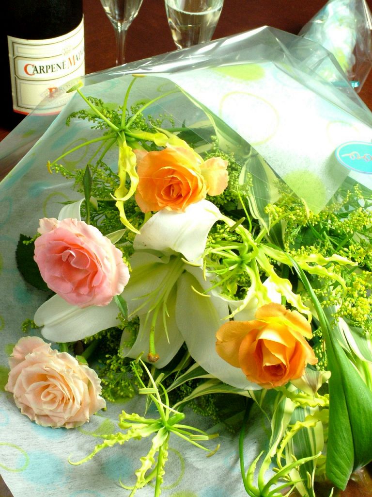 店内隣接のお花屋さん『フィオーレ・ポー』